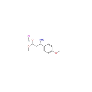 (BETAS)-BETA-氨基-4-甲氧基苯丙酸甲酯盐酸盐,(betaS)-beta-Amino-4-methoxybenzenepropanoic acid methyl ester hydrochloride
