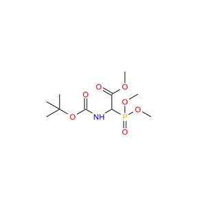 (±)-Boc-α-膦?；拾彼崛柞?Methyl n-boc-2-(dimethylphosphono)glycinate