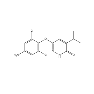 6-(4-氨基-2,6-二氯苯氧基)-4-異丙基吡哆嗪-3(2H)-酮,6-(4-Amino-2,6-dichlorophenoxy)-4-isopropylpyridazin-3(2H)-one