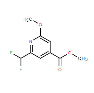 2-(二氟甲基)-6-甲氧基异烟酸甲酯,Methyl 2-(difluoromethyl)-6-methoxyisonicotinate