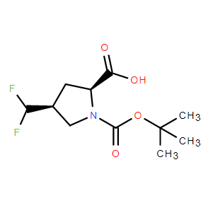(2S,4S)-1-(叔丁氧基羰基)-4-(二氟甲基)吡咯烷-2-甲酸,(2S,4S)-1-(tert-Butoxycarbonyl)-4-(difluoromethyl)pyrrolidine-2-carboxylic acid