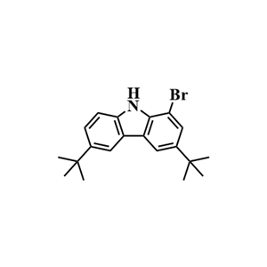 1-溴-3,6-二叔丁基-9H-咔唑,1-bromo-3,6-bis(1,1-dimethylethyl)-9H-Carbazole