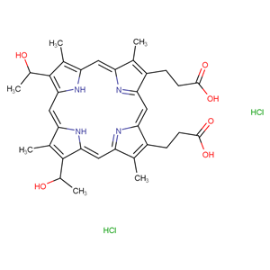 血卟啉,HEMATOPORPHYRIN DIHYDROCHLORIDE