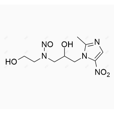 N-亞硝基嗎啉硝唑雜質(zhì),N-(2-hydroxy-3-(2-methyl-5-nitro-1H-imidazol-1-yl)propyl)-N-(2-hydroxyethyl)nitrous amide