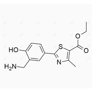 非布索坦雜質(zhì)117,ethyl 2-(3-(aminomethyl)-4-hydroxyphenyl)-4-methylthiazole-5-carboxylate