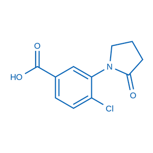 4-氯-3-(2-氧代吡咯烷-1-基)苯甲酸
