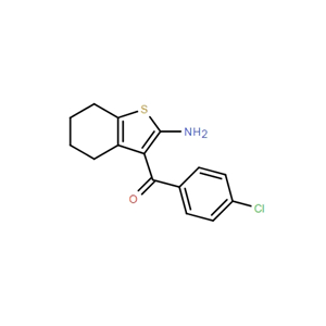 (2-Amino-4,5,6,7-tetrahydrobenzo[b]thiophen-3-yl)(4-chlorophenyl)methanone,(2-Amino-4,5,6,7-tetrahydrobenzo[b]thiophen-3-yl)(4-chlorophenyl)methanone