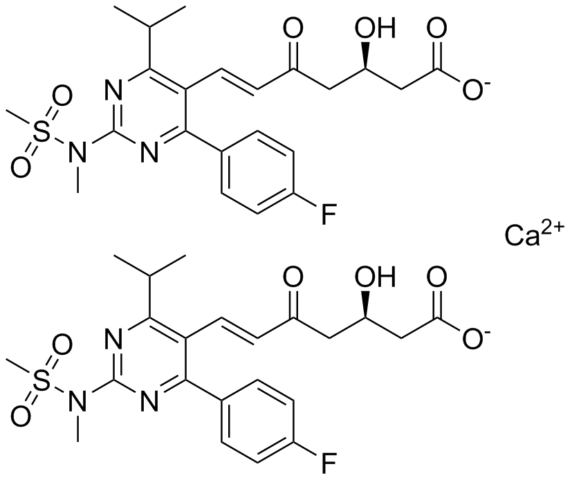 瑞舒伐他汀EP雜質C（鈣鹽）,Rosuvastatin EP Impurity C (Calcium Salt)