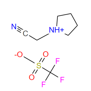 N-氰甲基吡咯烷三氟甲烷磺酸盐,1-(Cyanomethyl)pyrrolidin-1-ium trifluoromethanesulfonate