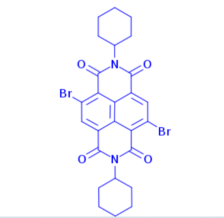 N、N‘-二環(huán)己基-2、6-二溴單萘-1、4、5、8-四羧酸二酰亞胺,N,N'-dicyclohexyl-2,6-dibromonaphthalene-1,4,5,8-tetracarboxylic acid bisimide