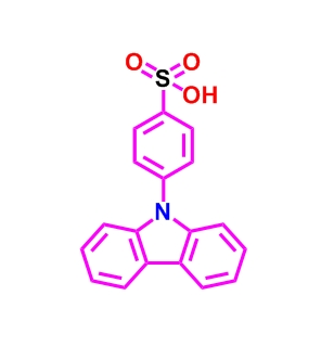 4-(9H-carbazol-9-yl)benzenesulfonic acid,4-(9H-carbazol-9-yl)benzenesulfonic acid