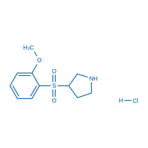 3-[(2-Methoxyphenyl)sulfonyl]pyrrolidine hydrochloride