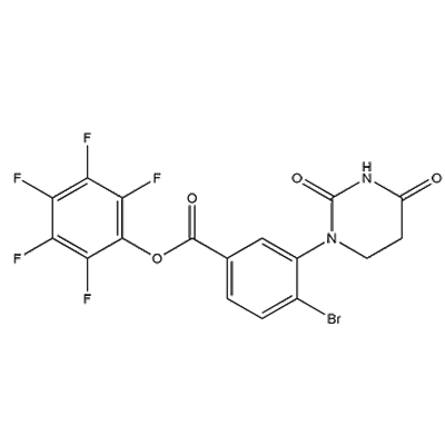 4-溴-3-(2,4-二氧代-1,3-二氮雜-1-基)苯甲酸五氟苯基酯,pentafluorophenyl 4-bromo-3-(2,4-dioxo-1,3-diazan-1-yl)benzoate