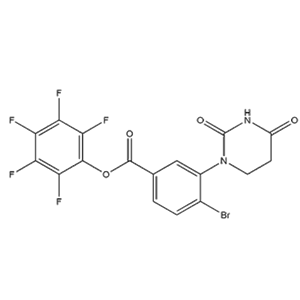 4-溴-3-(2,4-二氧代-1,3-二氮雜-1-基)苯甲酸五氟苯基酯,pentafluorophenyl 4-bromo-3-(2,4-dioxo-1,3-diazan-1-yl)benzoate