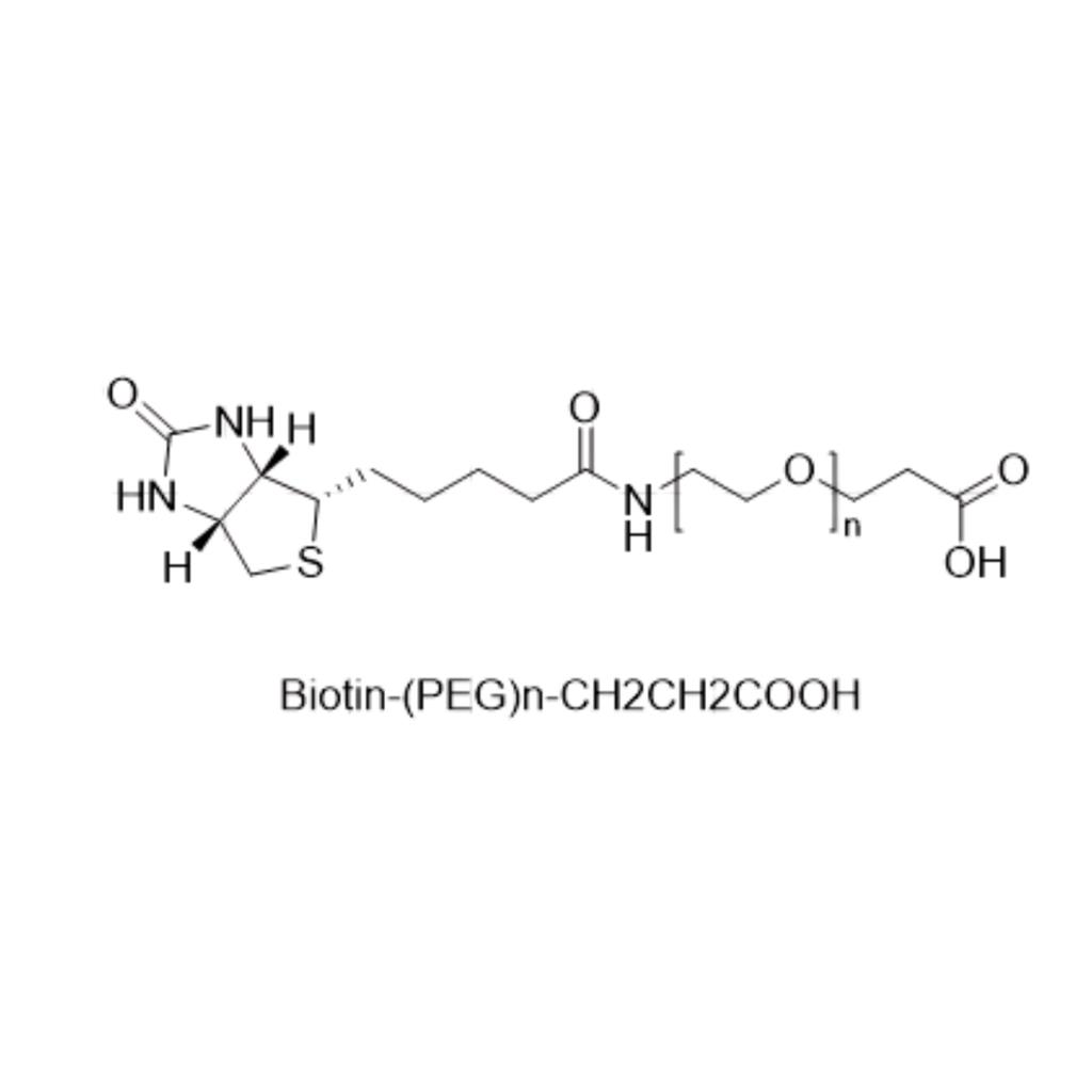 Biotin-(PEG)n-CH2CH2COOH