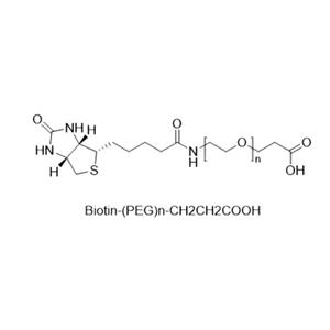 Biotin-(PEG)n-CH2CH2COOH