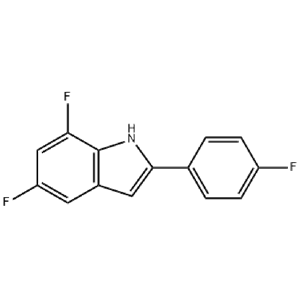 5,7-二氟-2-(4-氟苯基)-1H-吲哚/901188-04-3