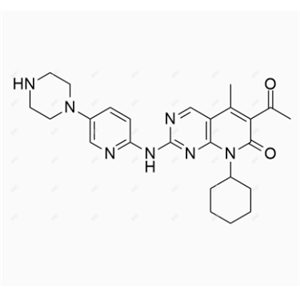 帕布昔利布杂质102,6-acetyl-8-cyclohexyl-5-methyl-2-((5-(piperazin-1-yl)pyridin-2-yl)amino)pyrido[2,3-d]pyrimidin-7(8H)-one