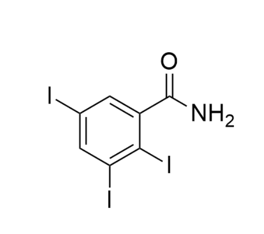 2,3,5-三碘苯甲酰胺,2,3,5-triiodobenzamide