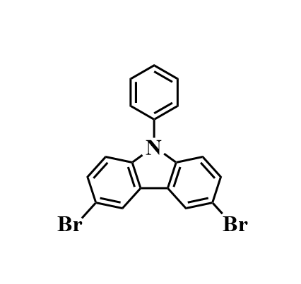 3,6-二溴-9-苯基咔唑,3,6-Dibromo-9-phenylcarbazole