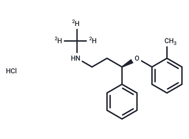 化合物 Atomoxetine-d3 hydrochloride,Atomoxetine-d3 hydrochloride