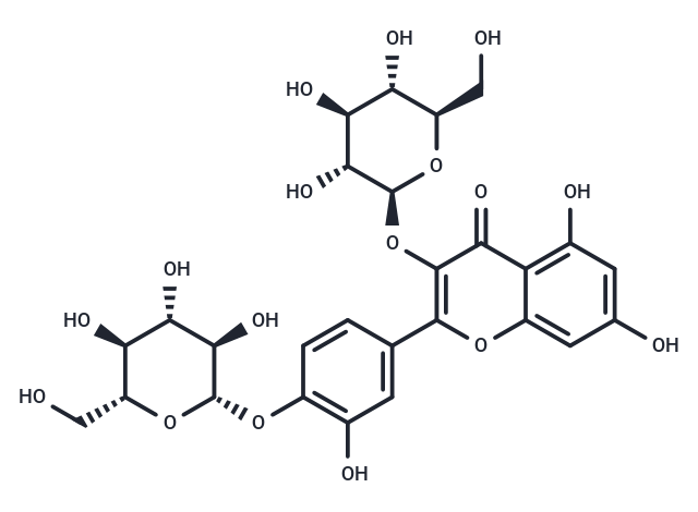 化合物 Quercetin 3,4'-diglucoside,Quercetin 3,4'-diglucoside