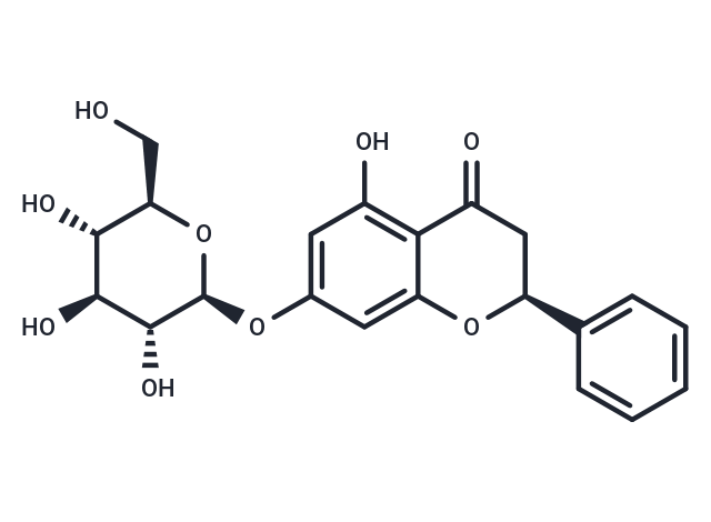 乔松素7-O-Β-D葡萄糖苷,乔松苷,Pinocembrin-7-O-β-D-glucopyranoside