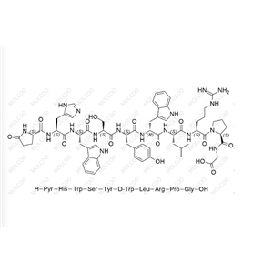 曲普瑞林游离酸杂质A;Triptorrelin Related Compound C,Triptorelin USP Related Compound C
