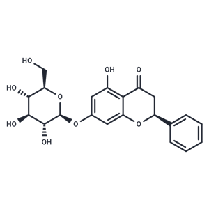 乔松素7-O-Β-D葡萄糖苷,乔松苷,Pinocembrin-7-O-β-D-glucopyranoside