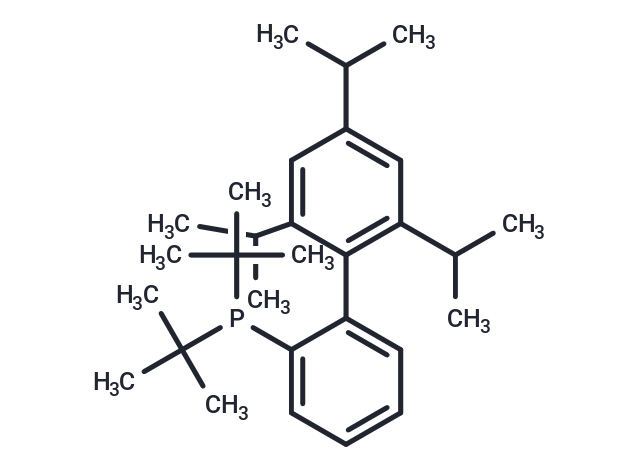 化合物 Di-tert-butyl(2',4',6'-triisopropyl-[1,1'-biphenyl]-2-yl)phosphine,Di-tert-butyl(2',4',6'-triisopropyl-[1,1'-biphenyl]-2-yl)phosphine