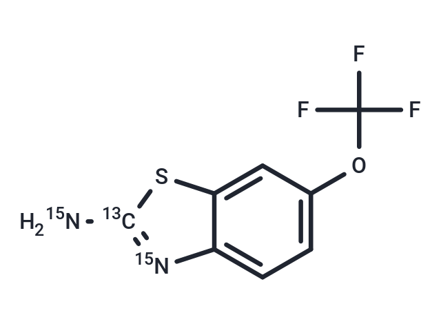 利魯唑-13C,15N2,Riluzole-13C,15N2