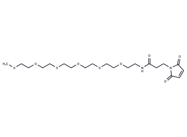 化合物 m-PEG6-amino-Mal,m-PEG6-amino-Mal
