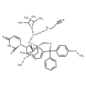 化合物 DMTr-LNA-U-3-CED-phosphoramidite|TNU1264|TargetMol