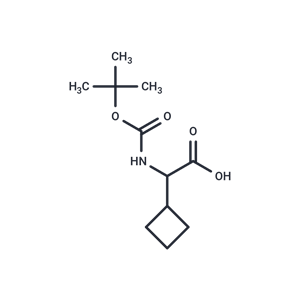 化合物 2-((tert-Butoxycarbonyl)amino)-2-cyclobutylacetic acid|T66470|TargetMol