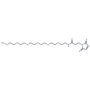 化合物 m-PEG6-amino-Mal,m-PEG6-amino-Mal