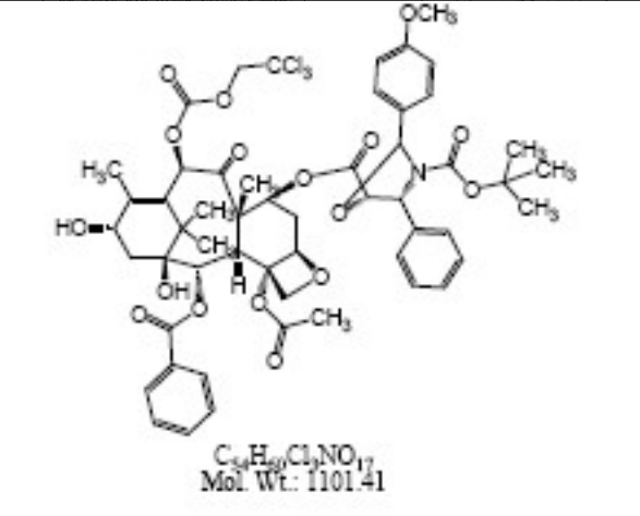 DT-6與10-DAB-Ⅲ的7位縮合產(chǎn)物 （SCS） 10-Troc-7-側(cè)鏈-10-DAB-Ⅲ