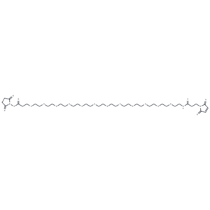 马来酰亚胺-PEG12-NHS,Mal-amido-PEG12-NHS ester
