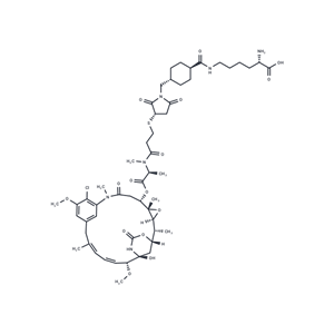 化合物L(fēng)ys-SMCC-DM1,Lys-SMCC-DM1