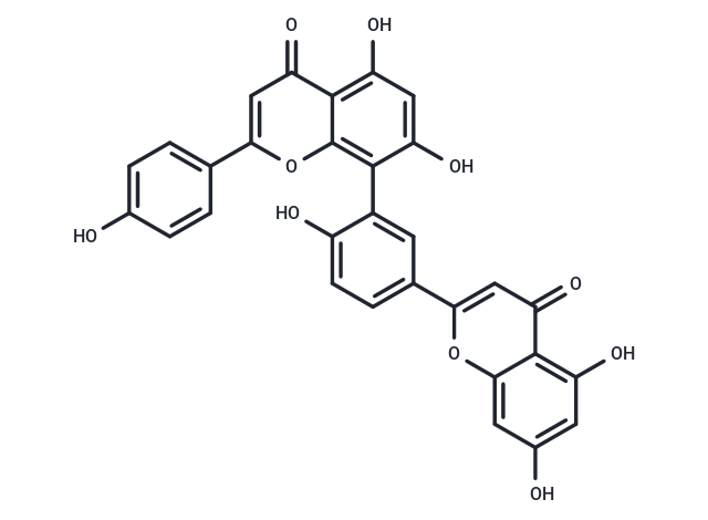穗花杉雙黃酮,Amentoflavone