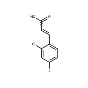 化合物 2-Chloro-4-fluorocinnamic acid,2-Chloro-4-fluorocinnamic acid