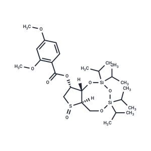 化合物 (R)-1,4-Anhydro-2-O-(2,4-dimethoxybenzoyl)-3,5-O-(1,1,3,3-tetraisopropyldisiloxane-1,3-diyl)-4-sulfinyl-D-ribitol,(R)-1,4-Anhydro-2-O-(2,4-dimethoxybenzoyl)-3,5-O-(1,1,3,3-tetraisopropyldisiloxane-1,3-diyl)-4-sulfinyl-D-ribitol