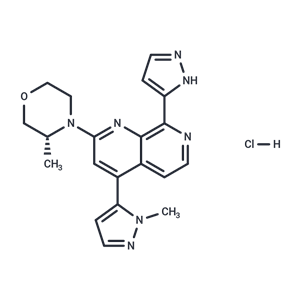化合物 Elimusertib hydrochloride,Elimusertib hydrochloride(1876467-74-1 free base)