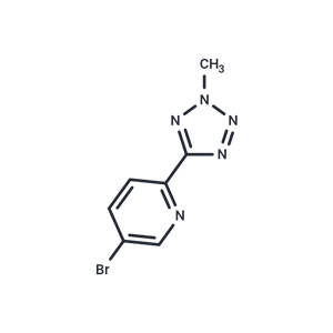 化合物 5-Bromo-2-(2-methyl-2H-tetrazol-5-yl)pyridine,5-Bromo-2-(2-methyl-2H-tetrazol-5-yl)pyridine