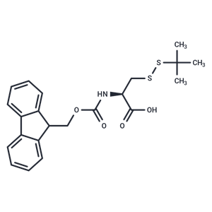 化合物 N-(((9H-Fluoren-9-yl)methoxy)carbonyl)-S-(tert-butylthio)-L-cysteine|T66172|TargetMol