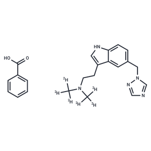 化合物 Rizatriptan-d6 benzoate salt|T71211|TargetMol
