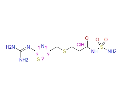 法莫替丁EP杂质C,[3-[[[2-(DiaMinoMethyleneaMino)-4-thiazolyl]Methyl]thio]propionyl]sulfaMide Hydrochloride (FaMotidine IMpurity)
