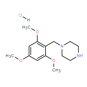 1-[(2,4,6-三甲氧基苯基)甲基]哌嗪二鹽酸鹽,1-[(2,4,6-TriMethoxyphenyl)Methyl]piperazine Hydrochloride