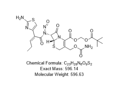 N-亚硝基头孢卡品酯,N-Nitroso Cefotaxime Axetil