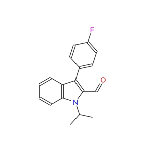 3-(4-氟苯基)-1-異丙基-1H-吲哚-2-苯甲醛