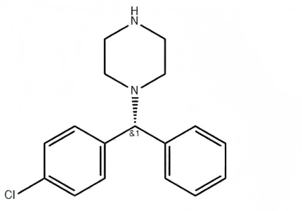 (-)-1-[(4-氯苯基)苯甲基]哌嗪,(R)-1-[(4-Chlorophenyl)phenylmethyl]piperazine